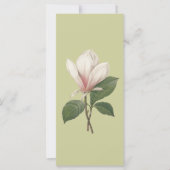 keep calm and read on, magnolia flower bookmark (Front)