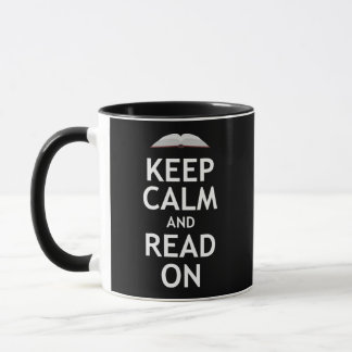 Keep Calm and Read On Mug