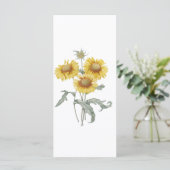 keep calm and read on, sunflowers bookmark (Standing Front)