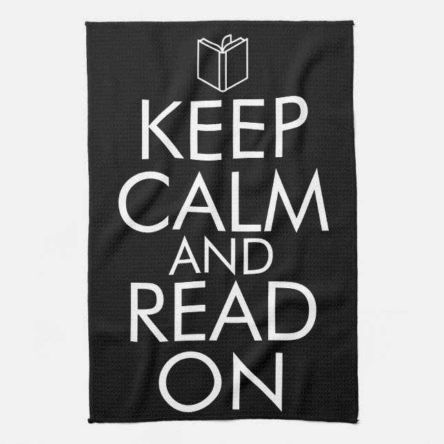 KEEP CALM AND READ ON TOWEL (Vertical)