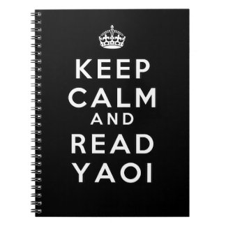 Keep Calm and Read Yaoi Notebook