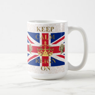 Keep calm and reign on coffee mug