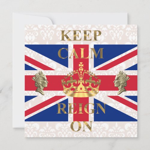 Keep calm and reign on royal jubilee custom announcement