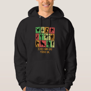 Keep Calm And Releve On Funny Dance Humor Dancer Hoodie