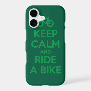 Keep Calm and Ride a Bike iPhone 17 Case