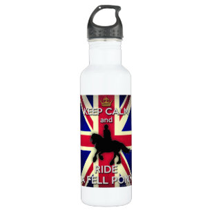 "Keep Calm and Ride a Fell Pony" Liberty Bottle