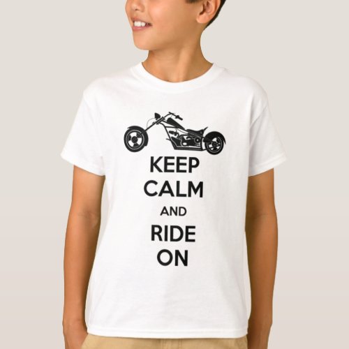 Keep Calm And Ride On T_Shirt