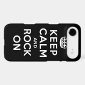 Keep Calm and Rock On Case-Mate iPhone Case (Back (Horizontal))