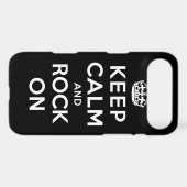Keep Calm and Rock On Case-Mate iPhone Case (Back (Horizontal))