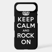 Keep Calm and Rock On Case-Mate iPhone Case (Back)