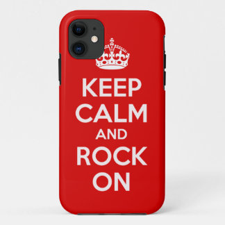 Keep Calm and Rock On iPhone 5 Case Cover