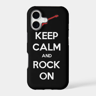 keep calm and rock on iPhone 17 case