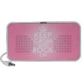 Keep Calm And Rock On Speaker (Front)