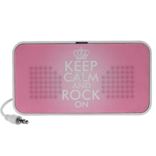 Keep Calm And Rock On Speaker (Front)