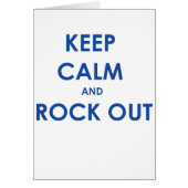 Keep calm and rock out (Front)