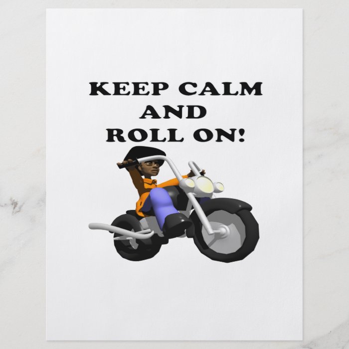 Keep Calm And Roll On Flyers