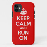 Keep Calm And Run On Iphone 5 Case Cover at Zazzle