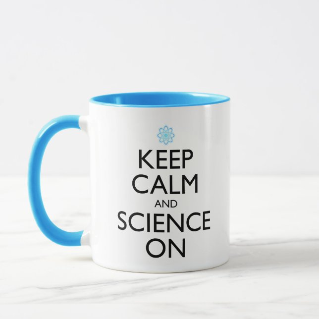 Keep Calm And Science On Mug (Left)