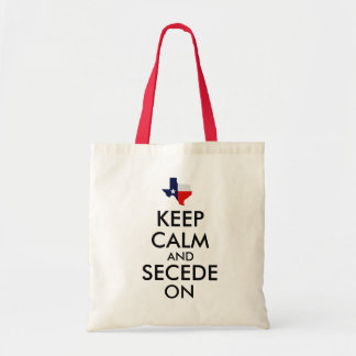 Keep Calm and Secede On Tote Bag