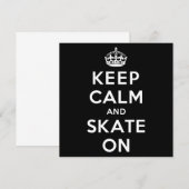 Keep Calm and Skate On (Front/Back)