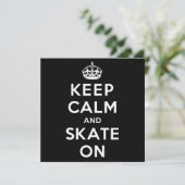 Keep Calm and Skate On (Standing Front)