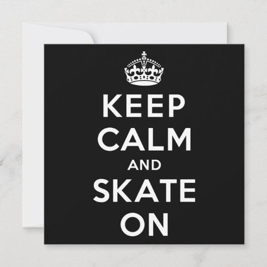 Keep Calm and Skate On (Front)