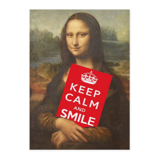 Keep Calm And Smile Cards