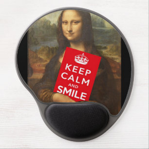 Keep Calm And Smile Gel Mouse Pad