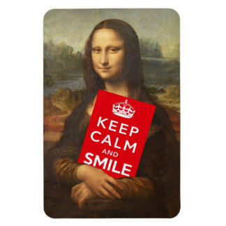 Keep Calm And Smile Magnet
