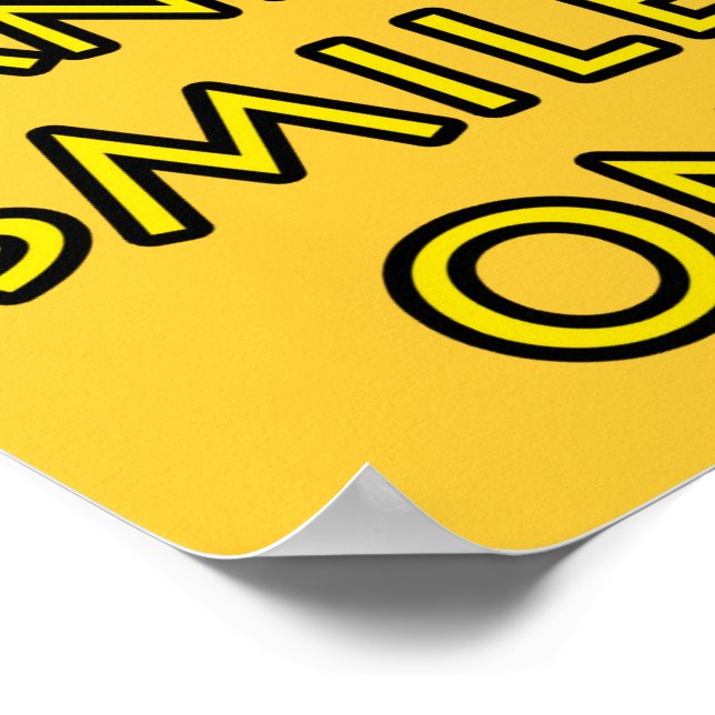 Keep Calm and Smile On Poster | Zazzle