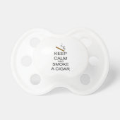 Keep Calm And Smoke A Cigar Pacifier (Front)