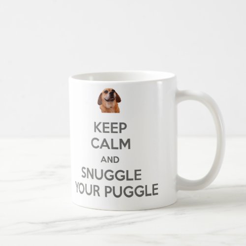 Keep Calm and Snuggle Your Puggle Double_Sided MUG