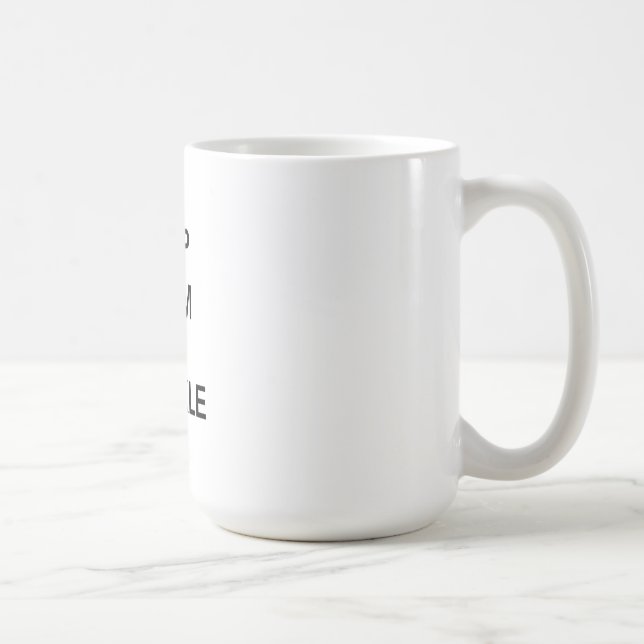 Keep Calm and Sparkle On Coffee Mug (Right)