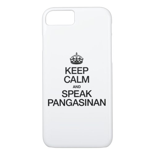 KEEP CALM AND SPEAK PAPIAMENTU iPhone 87 CASE