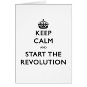 Keep Calm And Start The Revolution (Front)