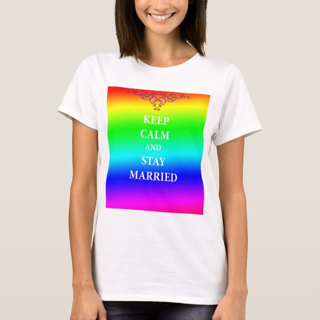 Keep calm and stay married Women's Sport  T-Shirt (Front)