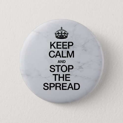Keep Calm and Stop The Spread Button