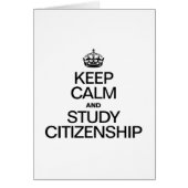 KEEP CALM AND STUDY CITIZENSHIP (Front)