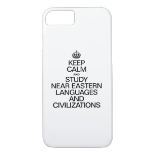KEEP CALM AND STUDY NEAR EASTERN LANGUAGES iPhone 8/7 CASE