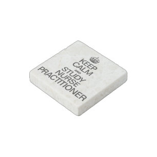KEEP CALM AND STUDY NURSE PRACTITIONER STONE MAGNET