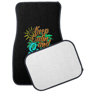 Keep Calm And Sulf Car Floor Mat