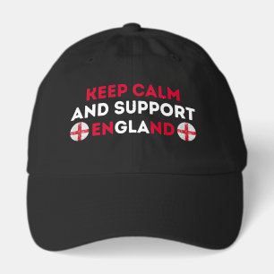 Keep Calm And Support England Football Hat