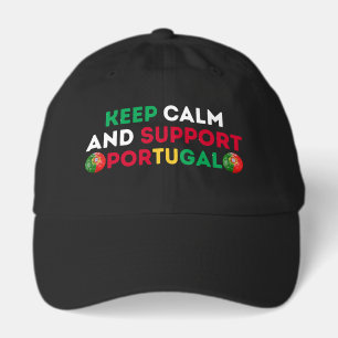 Keep Calm And Support Portugal Football Team Hat
