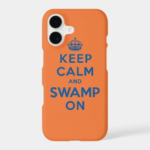 Keep Calm and Swamp On iPhone 17 Case