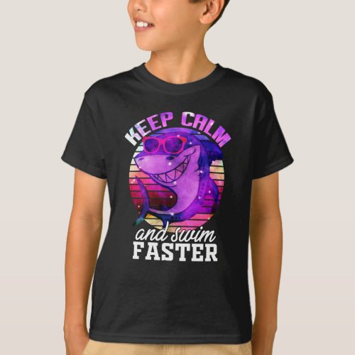 Keep Calm And Swim Faster T_Shirt