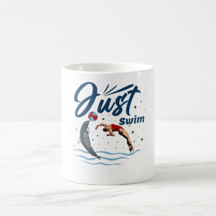 Keep Calm and Swim On - Swimmer Design Coffee Mug