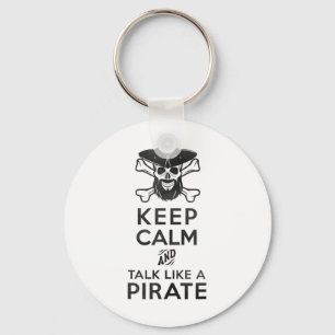 Keep Calm And Talk Like A Pirate Clic Fit _1 Keychain