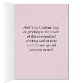 Keep Calm and Teach On, Pink Plaid Cards (Inside (Right))