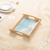 Keep Calm and Think of the Beach Serving Tray (Front)