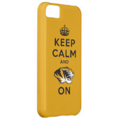 Keep Calm and Tiger on Case-Mate iPhone Case (Back/Right)